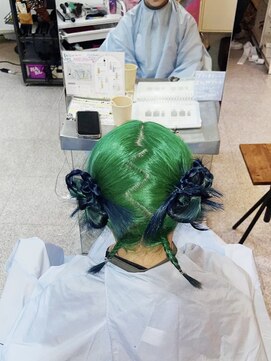 ヘアー アレス(hair ales) カチモリ アップスタイル 結婚式セット お呼ばれヘア