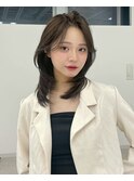 ツヤ髪透明感ミディレイヤー似合わせカット