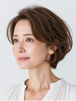 ビフィーノ リルネ(Bifino Rilune)&nbsp;クラゲヘアー/小顔/ココアベージュ/オリーブグレー/川西