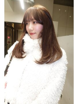 ソル 栄矢場町(SOL) ブリーチなしダブルカラー/ブリーチなし/キャメルブラウン