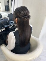 ベルグロー(BELLEGROW)&nbsp;ハーフアップ/お呼ばれヘア/キレイめヘア