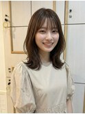 20代30代40代ハッシュカット/グレージュ/デザインカラー
