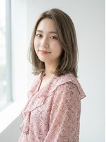 ミーロ 仙台東口(miiro)&nbsp;ミディアムレイヤー20代30代40代グレージュ