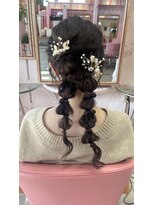 ミーネピンク 行徳(Miene Pink)&nbsp;大人かわいいヘアアレンジ20代30代40代☆髪質改善【Pink】