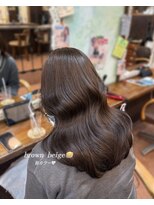 クレドガーデン 川口店(CRED GARDEN)&nbsp;【片岡 なずな】ブラウンベージュ/初カラー／ゆるふわ/レイヤー