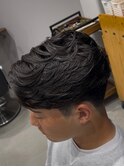 ラフカール 毛流れセンターパート