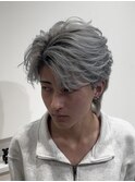 刈り上げセンターパート/波巻きツイストスパイラル/大宮