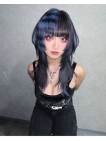 アリー 原宿(ALLY)&nbsp;ハッシュカットシャギーウルフレイヤーカットエクステレイヤー