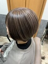 テーラヘアー 袖ヶ浦2号店(TELA HAIR)&nbsp;ハイライトカラー×ショートボブ