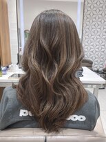 ピークアブー アヴェダ ギンザシックス(PEEK-A-BOO AVEDA GINZASIX) ローライトデザインカラー立体感ウェーブヘアブリーチなし◆