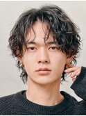 銀座シャドウパーマニュアンスパーマツーブロックメンズパーマ &nbsp;