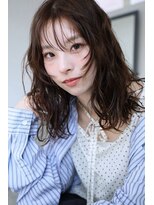 チックタック モーガン エアライン(TICK-TOCK MORGAN airline)&nbsp;【ステップボーンカット】レイヤーパーマ／チョコレートブラウン