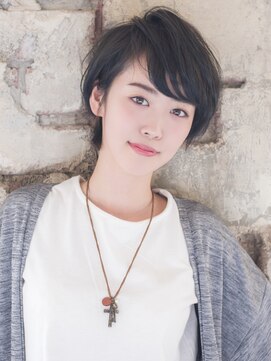 エアー 福岡(AIR) ［air-FUKUOKA　竹石］ 黒髪ショート