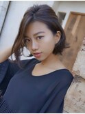 【Flor 上大岡】*+グランジボブ+3Dグレージュ+*