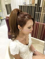 サロン ド リリー(salon de Lily)&nbsp;外はねポニーテール♪e