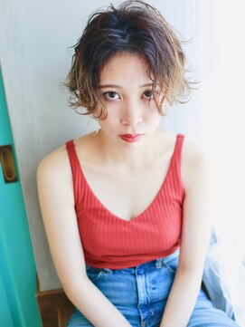 バース(BIRTH) 天神【BIRTH】センターパート×ランダムカール