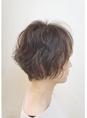 クセを生かしたショートスタイル