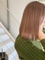 シキ 渋谷(siki) 【siki】くすみピンクボブ(原宿/表参道)
