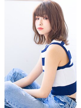 サングース(Sungoose) Sungoose フリンジウェーブココアブラウン大人かわいい