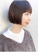 【December】大人かわいい 小顔 黒髪ボブ ミニボブ マチルダボブ