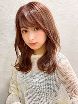 アフロート エル 錦糸町(AFLOAT L) 大人かわいい/ベージュカラー/くすみカラー/透け感/韓国風/前髪