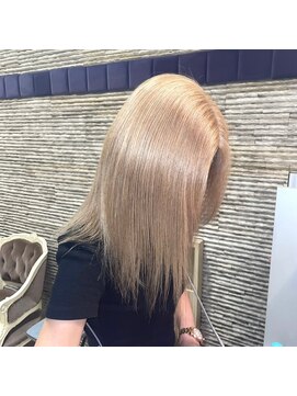 ビス ヘア アンド ビューティー 西新井店(Vis Hair＆Beauty) ハイトーン/ベージュ/ブロンド/韓国風/ギャル/10代