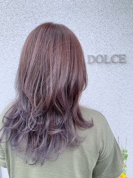 ドルチェ(DOLCE) ハイライトにパープルグレー