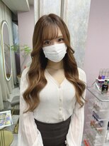 ガルボヘアー 名古屋栄店(garbo hair)&nbsp;#名古屋#栄#プルエクステ#艶髪#韓国風hロング#ベージュ