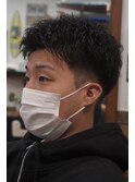 アップバングパーマ
