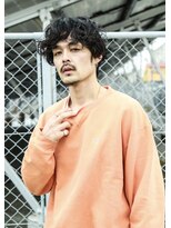 ブルー(blue)&nbsp;スパイラルパーマスペインカールメンズ波巻きパーマ