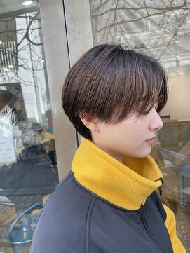 ロッソサンテ(rosso sante) 前髪長めのマニッシュショート