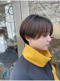前髪長めのマニッシュショート