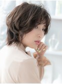 フレンチカジュアルくせ毛風小顔ウルフh2越谷20代30代40代