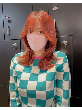 リタブランシェ(Lita branche) "ワンホンヘア×オレンジカラー"