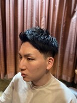ヘアモード キクチ 銀座店&nbsp;銀座　理容室　ビジネスアップバングツーブロ刈り上げ