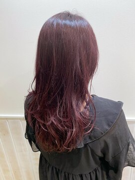 ネオリーブソラ 相模大野店(Neolive sola) ボルドーカラー×レイヤーカット