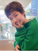20代30代好評ふわっと動くマッシュショート（北浜）