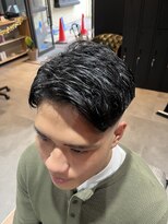 スウェル 柏店(Swell)&nbsp;ハイライト/マッシュパーマ/ウルフ/アッシュブラック/柏/MEN'S