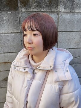 ノエル(NOEL) ミニボブ × ピンクブラウン