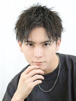 ベーア(Bar)&nbsp;短髪ツイストスパイラルパーマアップバングショート