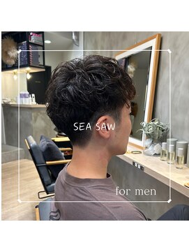 シーソー(SEA SAW) メンズ×パーマ