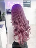 ピンクロングヘアー