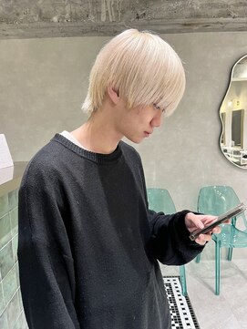 ゼスト ジグ(ZEST ZIGU) ホワイトブロンド　メンズ　吉祥寺　mao