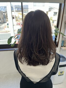 メロウ(mellow) レイヤー×白髪ぼかしハイライト