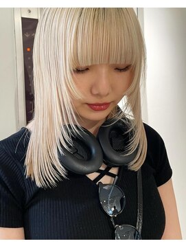 エンドリンク(endlink) メルティ―カラーフェミニンロング似合わせカットマッシュボブ