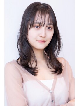 エースハバナ 渋谷(1 HAVANA) ミディアムレイヤー/20代30代大人かわいい/オリーブグレージュ