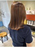 髪質改善ストレート×外ハネボブ