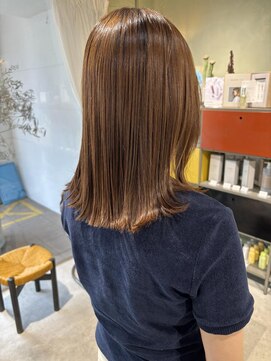 ジェムバイアルテフィーチェ(gem by artefice) 髪質改善ストレート×外ハネボブ