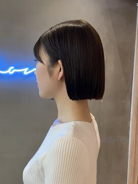 ロンドアジュール 横浜(Lond azur) 「こけし」にならない為に毛量調整が重要！[ボブ]横浜