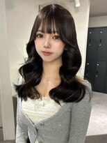 ベレーザ 渋谷神南(Beleza)&nbsp;14693黒髪アッシュブラックレイヤーカット韓国風巻きワンカール